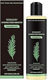 Rosmarin-Haarwuchs-Shampoo, verdickendes und stärkendes Shampoo mit hydrolysiertem Keratin,...