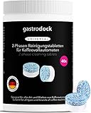 Premium 2-Phasen Reinigungstabletten für Kaffeevollautomaten [40 x 3,5g] MADE IN GERMANY -...