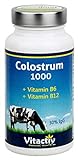 COLOSTRUM 1000 mg, natürliches Colostrum mit Vitamin B6 und B12, zur Normalisierung des...