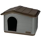 Kerbl Katzenhaus Paola Eco (Katzenhütte UV- und wetterbeständig, Katzenhöhle Indoor und Outdoor,...