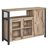 VASAGLE Sideboard, Küchenschrank, Aufbewahrungsschrank, mit 3 Türen, für Wohnzimmer, Küche,...