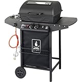 ACTIVA Halifax Lavastein Gasgrill I Premium Gas Grill inkl. Lavasteine & Abdeckhaube I Stufenlos...