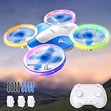Korffe Mini Drohne für Kinder Spielzeug ab 6 7 8 9 10+ Jahre Jungen,RC Flugzeug Spielzeug Drone...