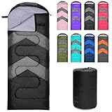 Zusentee Schlafsack 3-4 Jahreszeite für Outdoor Camping Warme Einzelne Erwachsene Wasserdicht...