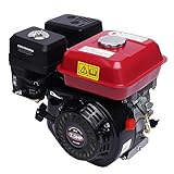 Benzinmotor 7PS 5.KW Kartmotor Industriemotor 4-Takt Einzylinder Bootsmotor für Wasserpumpen,...
