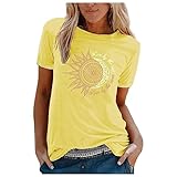 Damen T-Shirt Ladies Short Oversize Tee in verscheidenen Farben, Größe XS - 5XL Damen Gothic Tops...