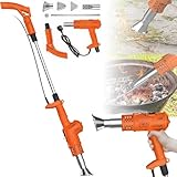 Elektrischer Unkrautbrenner, tragbares Heißluft-Unkrautwerkzeug mit 2 Düsen und 177,8 cm Kabel,...