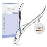 TITANIA Nagelhautzange (10cm) • Premium Hautzange für Maniküre & Pediküre • Extra feiner &...
