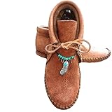 Schnürstiefeletten für Damen – kurze Stiefel für Damen, modisch, römischer Retro-Stil, flache...