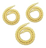 Gedrehtes Stützseil zur Kontrolle der Menschenmenge, Sicherheitsseil mit goldfarbenem Haken, für...