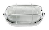 WelaSol Sauna Lampe Leuchte IP 54 mit Schutzgitter - Saunalicht Saunalampe Saunaleuchte max. 40W,...
