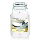 Yankee Candle Duftkerze im Glas (groß) | Baby Powder | Brenndauer bis zu 150 Stunden | Perfekt zum...