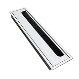 Aluminium-Kabelauslass, quadratisch, rechteckig, für Schreibtisch, Computer, Kabelauslass,...