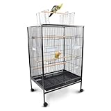 Mobiclinic® Pets, Vogelkäfig, Nymphe, Transporträder, Bremsen, Öffnung nach Oben,...