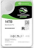 Seagate BarraCuda Pro 14TB, 3,5' interne Festplatte, 256MB Cache SATA 6.0 GB/s, 7.200 U/min, HDD -...