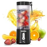 Tragbarer Mixer,450ml Persönlicher blender für Smoothies und Shakes,USB-wiederaufladbar...