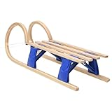 SKM Klappschlitten 110 cm Sperrholz,Sportartikel,Outdoor-Aktivitäten,Wintersport &...