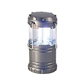 Velamp Pushup LED-Laterne, 200 Lumen, ausziehbar, kompakt, zum Aufhängen, superhell, für Camping,...