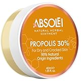 Absolei Propolis Salbe, Natürliche 30% Propolis Salbe für Juckende, Trockene und Rissige Haut, 40...