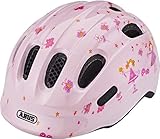 ABUS Kinderhelm Smiley 2.0 - Robuster Fahrradhelm für Mädchen und Jungs - Rosa mit...