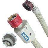 LICHTBLAU Aquastop Schlauch Größe 1,5m 2796 Anschluss Waschmaschine Geschirrspüler I 3/4 Zoll...