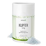 Sanuvit® - Kupfer 3 mg | 180 Kapseln | Qualität aus Österreich | Kupfercitrat hochdosiert mit 3...