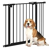 PawHut Türschutzgitter Hunde, Absperrgitter, 74-87 cm, Treppenschutzgitter für Haustier,...