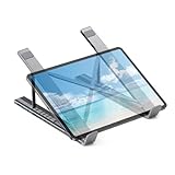 Laptop-Ständer mit USB-Anschlüssen – verstellbare Halterung für Tablet, Multifunktions-Adapter,...