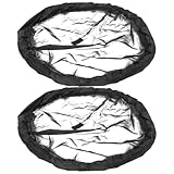 Gatuida 2 Stück Schwimmende Pflanzeninsel Teichpflanzgefäß Fischbarriere Rund 60cm Durchmesser...