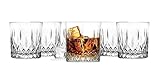 Glasmark KROSNO 1992 Whisky-Gläser Set Gin Bourbon Rum Cocktail Alkohol Trinkgläser...