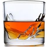 LIITON Grand Canyon Whisky Gläser 4er Set - Schwere Old Fashioned Whiskey Gläser