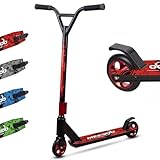 MEE GOO Pro Freestyle Stunt-Scooter ABEC-10 Kugellager, Trick-Scooter aus Leichter Legierung mit Rad...