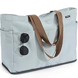 GAGAKU Strandtasche XXL mit Kühlfach, Wasserfest Beach Bag mit Reißverschluss – Faltbar Groß...