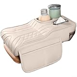 Armlehnen-Kissen für Autos, höhenverstellbar, mit Aufbewahrungs-Organizer und zusätzlichen...