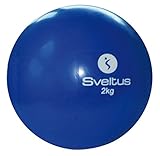Balle lestée Sveltus 2kg, Diamètre 12,5 cm, blau