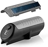 Set BeeMyBox + Powerbank-Solardeckel, Fahrradzubehör und Smartphone unterwegs Laden, 10.000mAh...