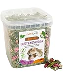 petifool Blütenzauber 360g - Ergänzungsfutter für Nager - natürliches Nagerfutter für...