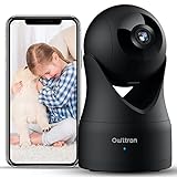 owltron 1080P Überwachungskamera innen 360° WLAN IP Kamera, Hundekamera Babyphone Kamera mit...