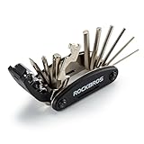 ROCKBROS Fahrrad Multifunktionswerkzeug 16 in 1 Faltbares Reparatur Werkzeug Set Reparaturset...