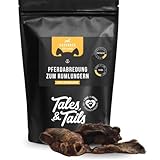 Tales&Tails - PferdAbredung zum Rumlungern - 100% Pferdelunge - Kauartikel für Hunde-400g