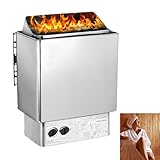 Elektrischer Saunaofen, 9 kW, 220 V, tragbare Saunaheizung für drinnen & draußen, integrierte...