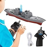 Baixia Schlachtschiff Spielzeug,2.4G Remote Speed ​​Control Boot Spielzeug - Wasserspielzeug...