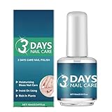 3 Tage Nagellack & Pflege, Effektive für Finger- und Fußnägel, Nagelhärter für beschädigte...