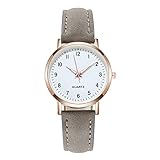 Aoguaro Uhren für Frauen Mädchen-Business-Armbanduhr Mattiertes rundes Zifferblatt Damenarmbanduhr...