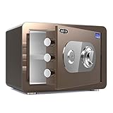 YRYRYW Safe Schranktresore, Sicherheitstresor mit Schlüsselschloss,...