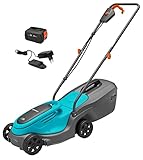 Gardena Akku-Rasenmäher PowerMax 30/18V P4A Ready-to-Use-Set: Grasmäher bis 150 m², 30 cm...
