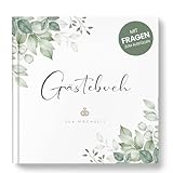 AmzLinkal Gästebuch Hochzeit mit Fragen zum Ausfüllen - Unvergessliche Hochzeitsbuch, Geschenk...