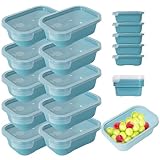 Mypicompany Frischhaltedosen mit Deckel –10-teiliges Set (je 500 ml), BPA-frei, Luftdicht,...