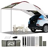 Inoamity Heckzelt Sonnensegel Auto 240x190cm – Wasserdichtes SUV Heckklappenzelt mit UV-Schutz,...