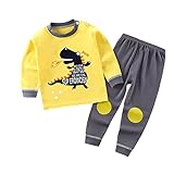 Pdakieyxnd Pyjama Jungen 176 Lang, Schlafanzug Jungen 116 Lang Pyjama Kinder Flanell Schlafanzug...